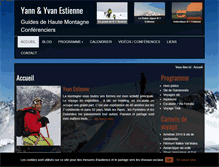 Tablet Screenshot of guide-estienne.com